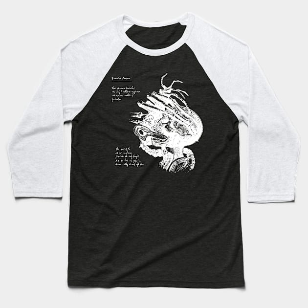 facehugger Baseball T-Shirt by horrorshirt